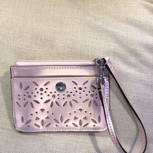 Pink coach id holder